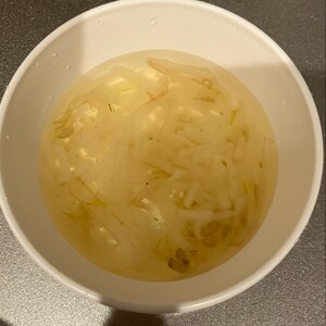離乳食完了期♩モヤシの中華スープ